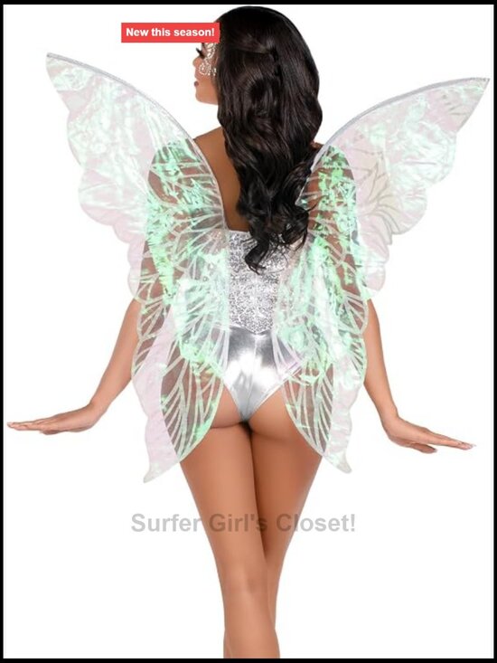 Other - Iridescent Fairy Wings Costume Accessory Lightweight Wire Frame
